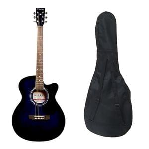 Belear Vega Series 40C Inch Purple Acoustic Guitar Combo Package with Bag